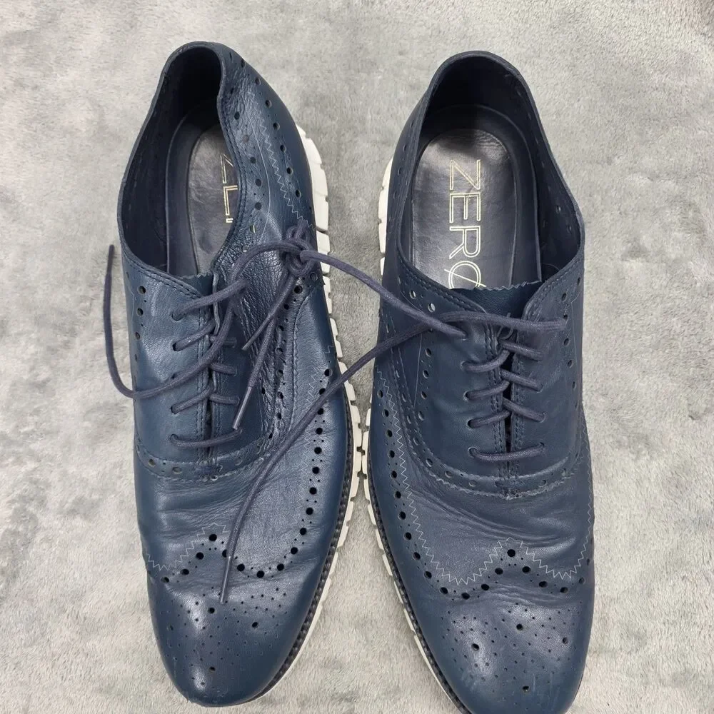 Cole Haan Zerogrand $160 Men's Wingtip Oxfords Shoes Size 12 M Leather C23580
